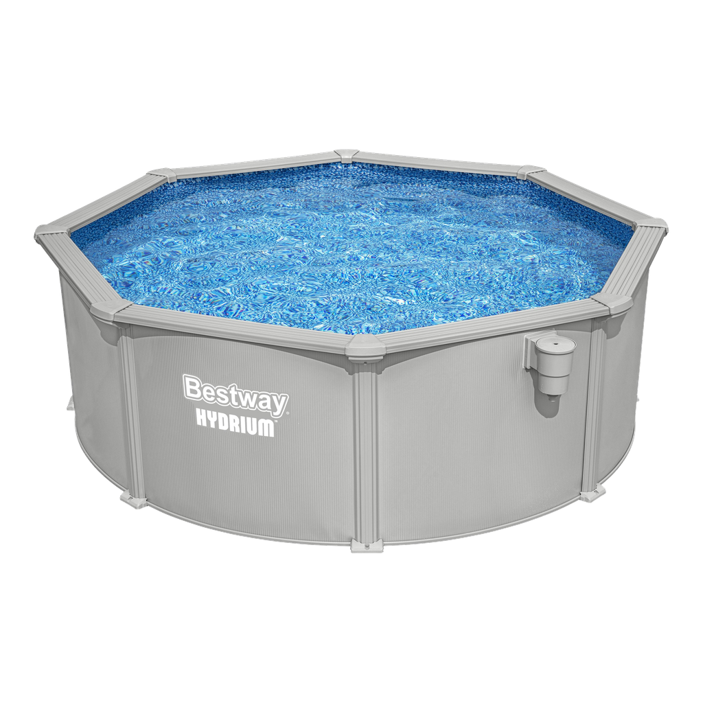 Bestway Stahlwandpool Komplett-Set rund