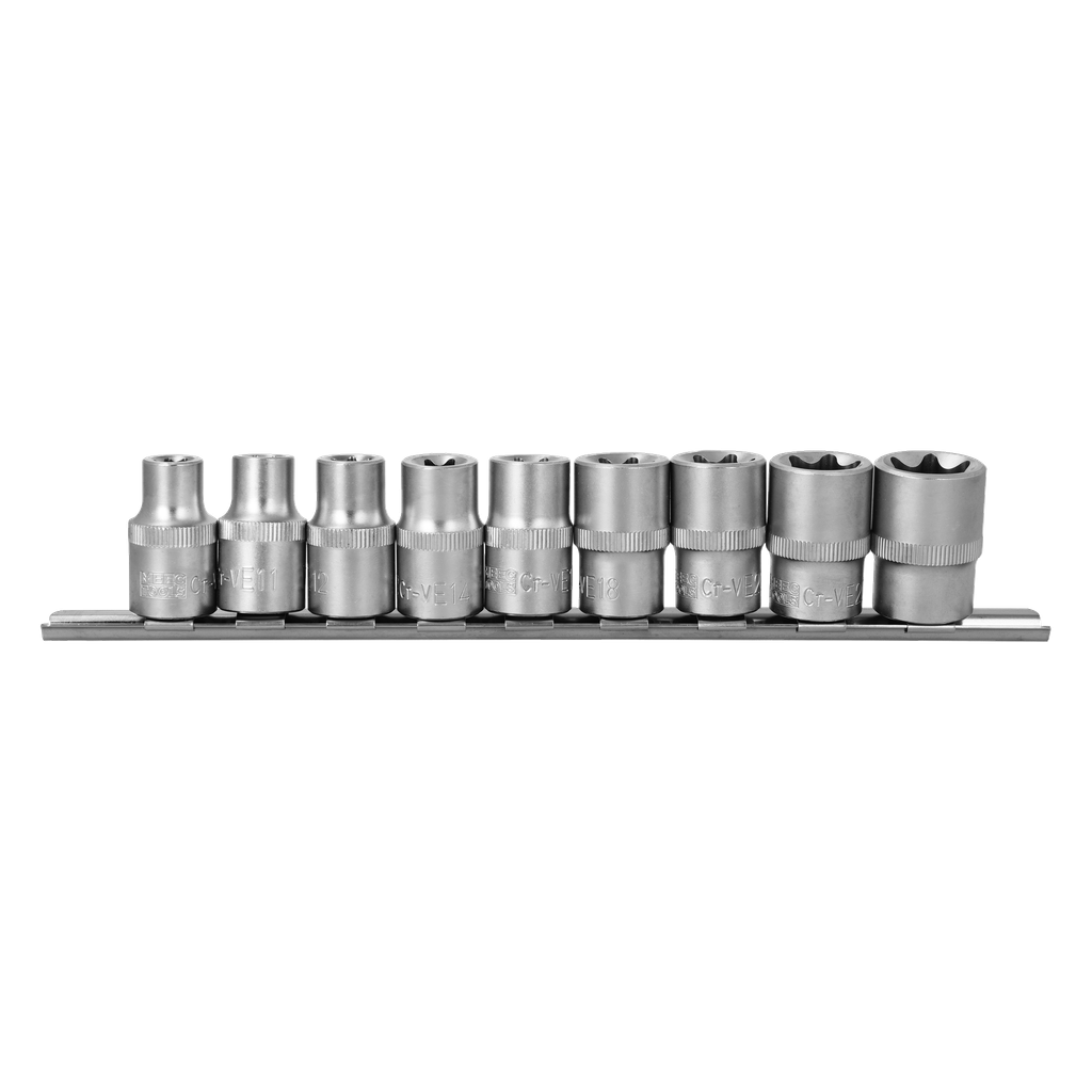 Meec Tools E-torxpipesett 9 deler