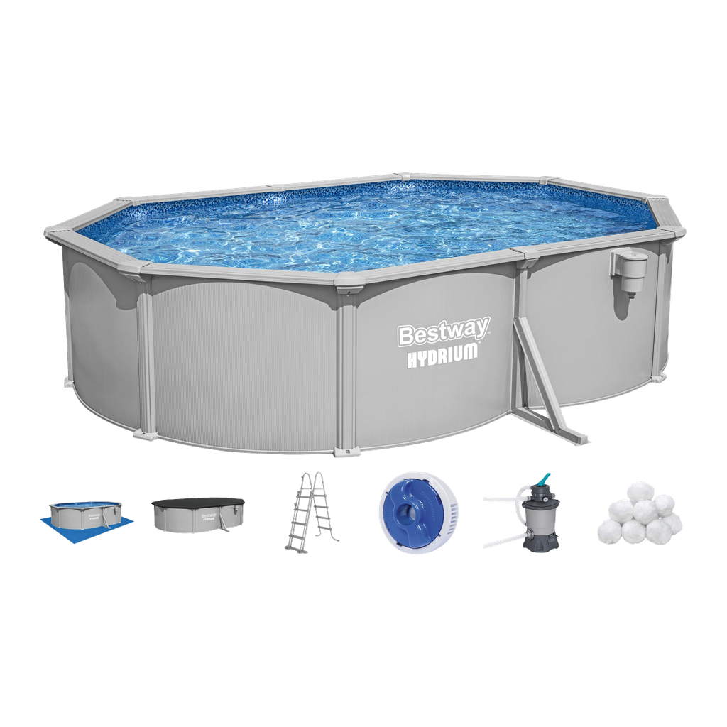Bestway Stahlwandpool oval