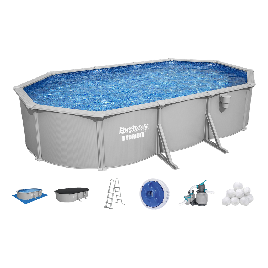 Bestway Stahlwandpool oval