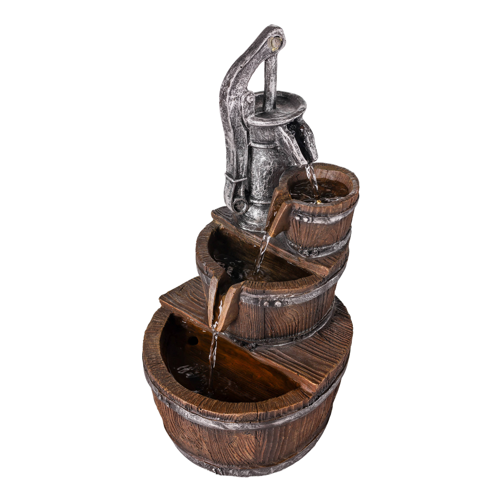 Hard Head Kaskadenbrunnen mit LED-Beleuchtung