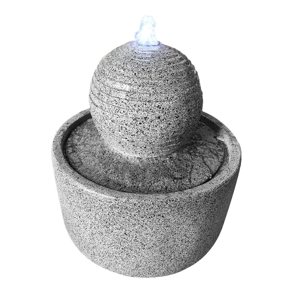 Hard Head Fontene med LED-belysning