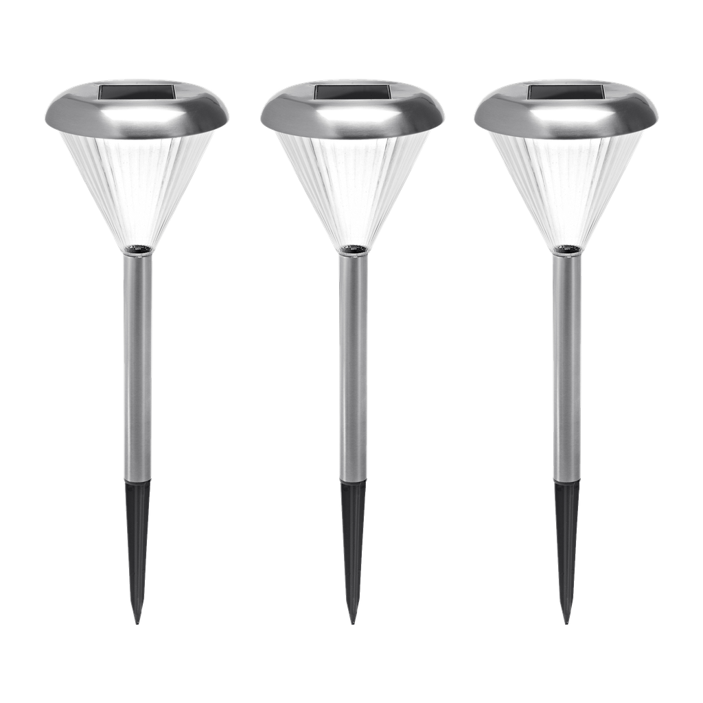Anslut Solcellsbelysning LED 3-pk