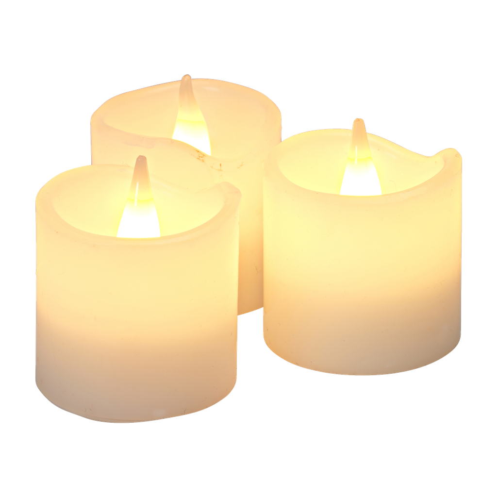 Anslut Värmeljus LED 3-pk