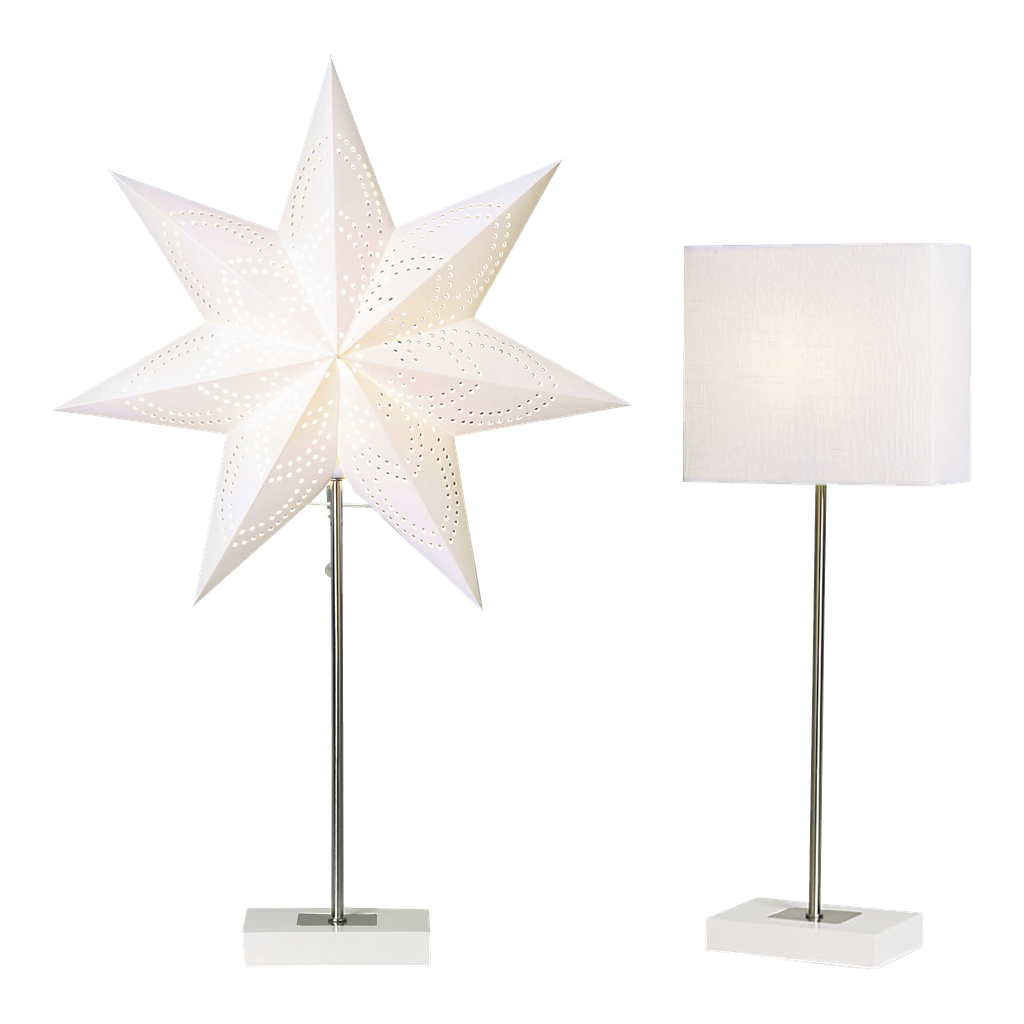 Anslut Adventsstjerne + skjerm