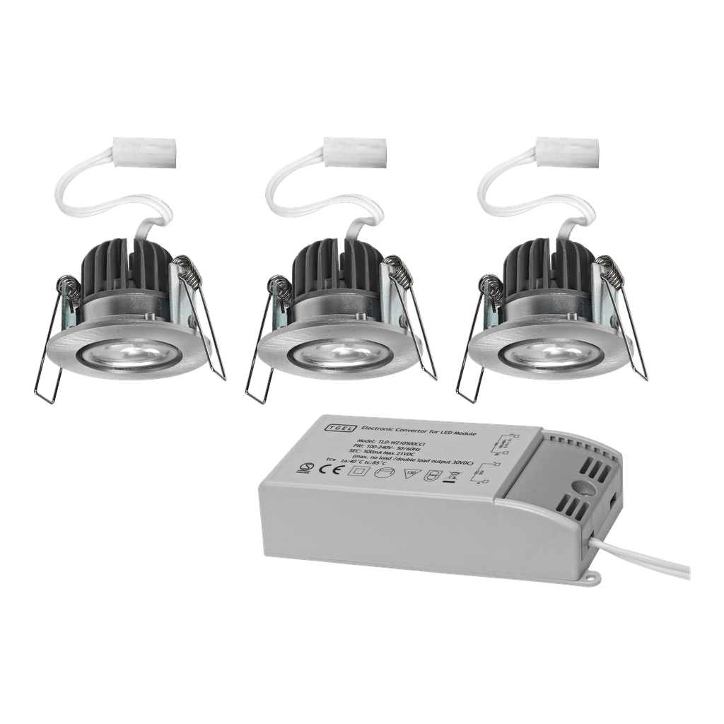 Proo Downlight LED 3-pk