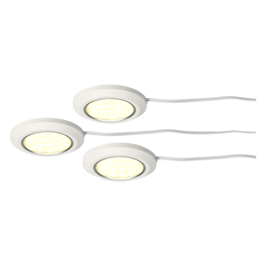 Anslut LED-downlights 3-pk