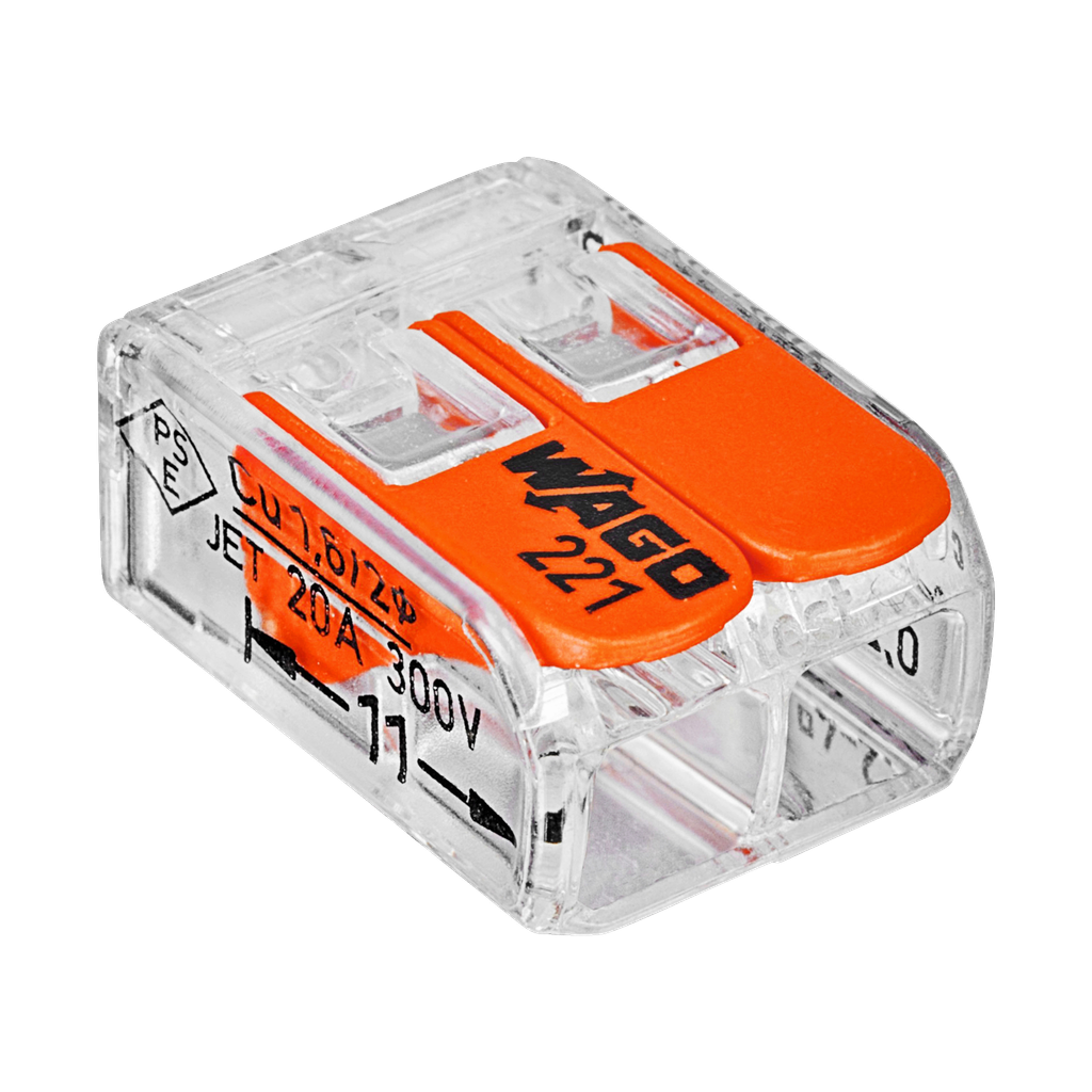 Wago Verbindungsklemmen mit Hebel 16 Stk.