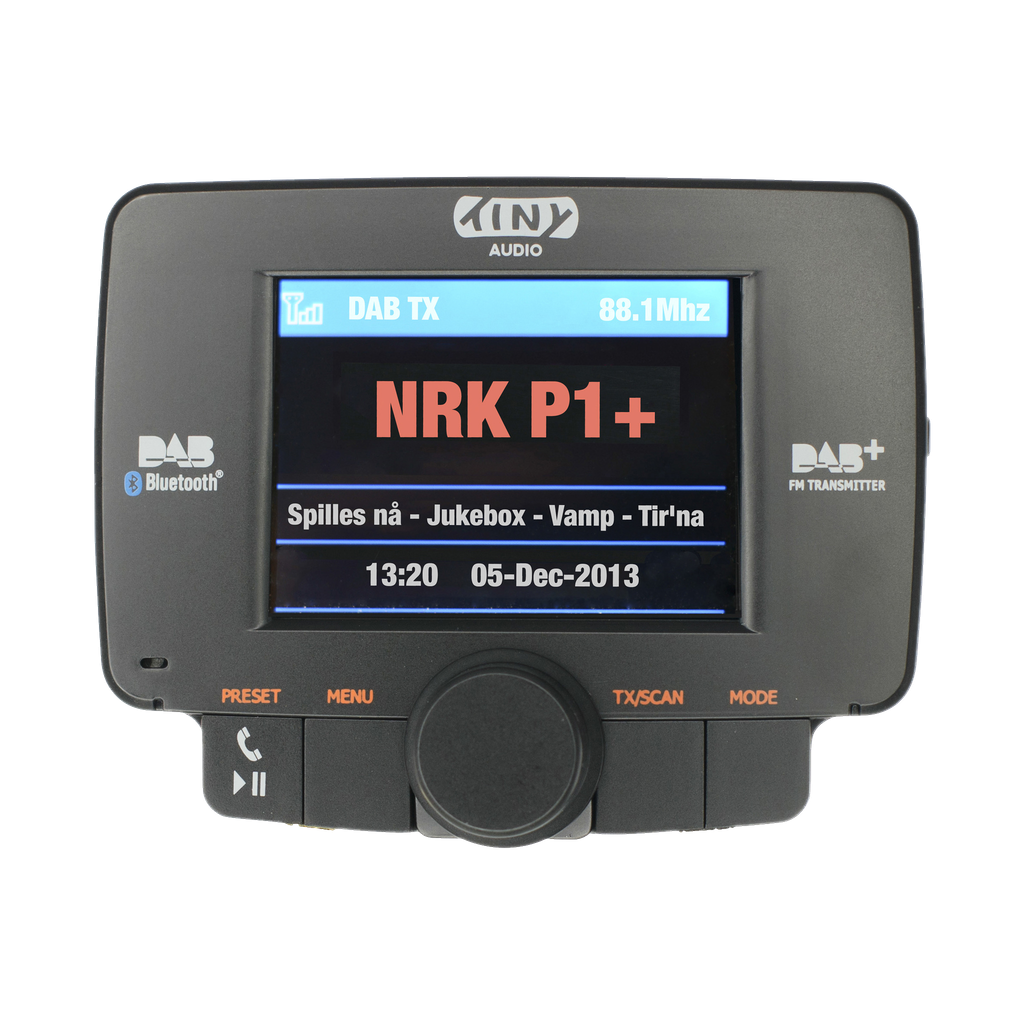 Tiny Audio FM-sender DAB+