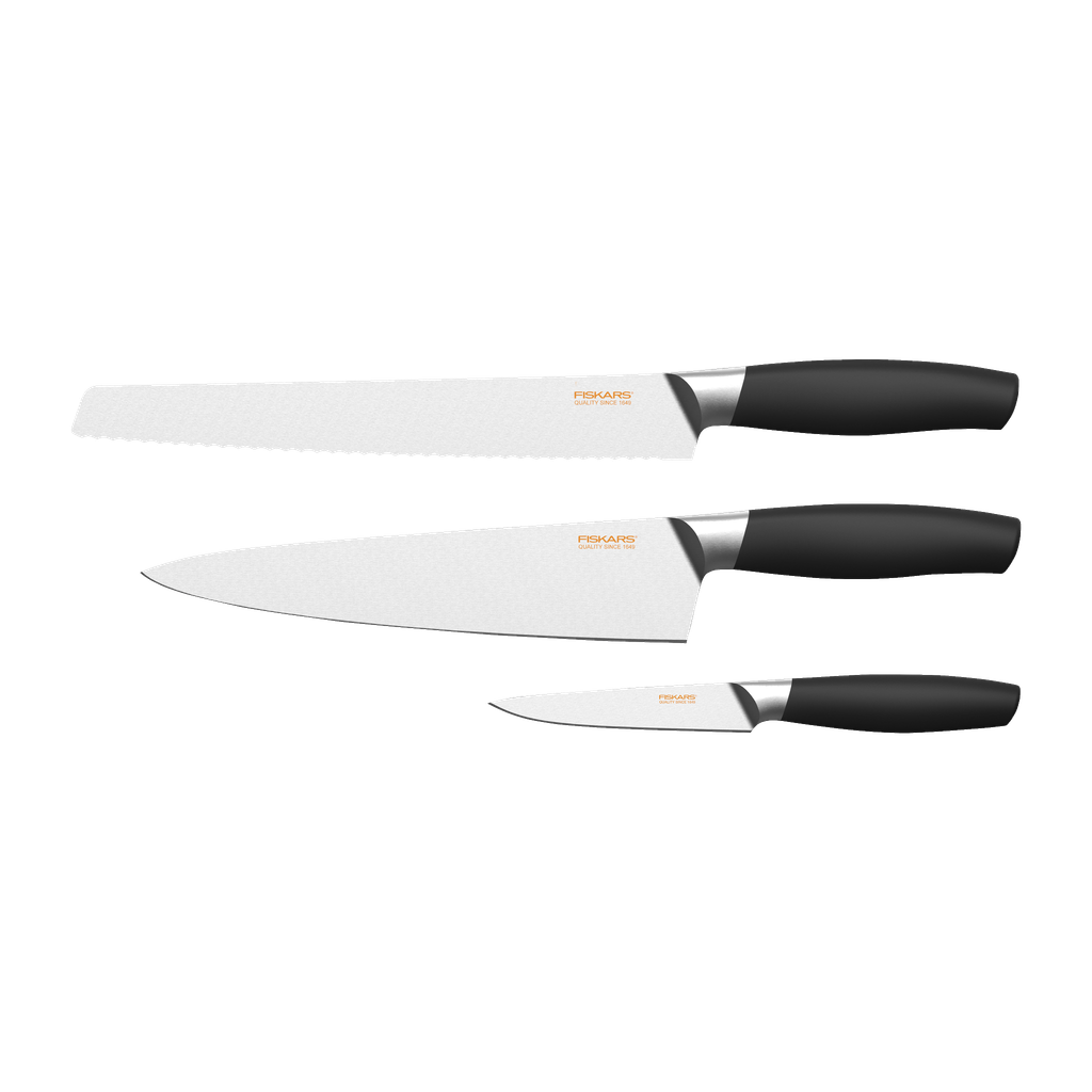 Fiskars Knivsett 3 deler