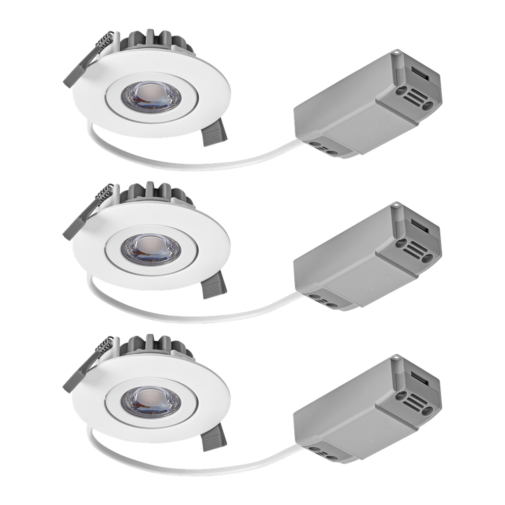 Anslut Downlights LED 3-pk