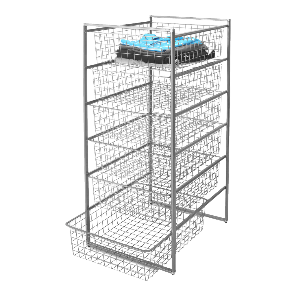 Hard Head Drahtkorbregal 6 Körbe