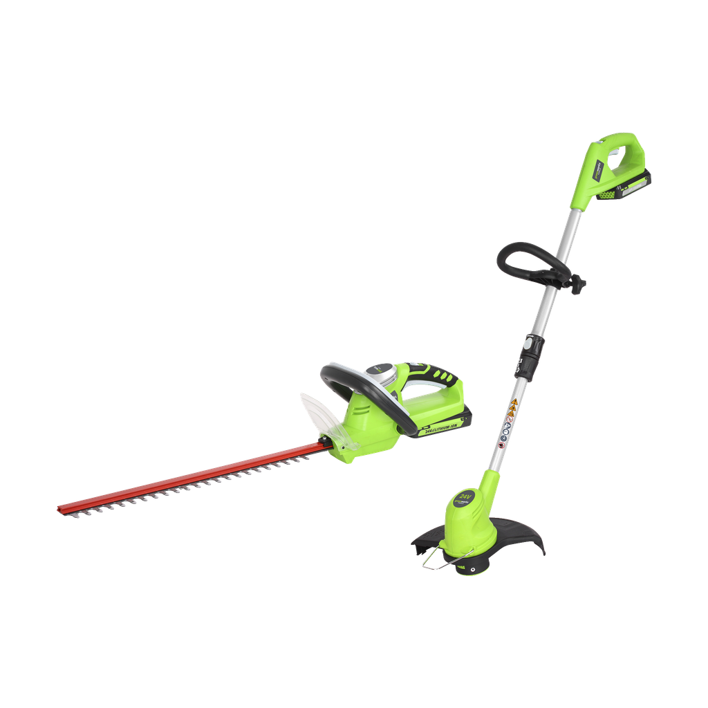 Greenworks tools Trimmer + hekksaks