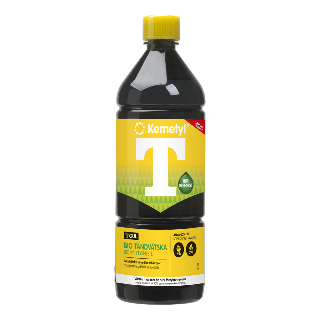 Kemetyl Tennvæske T-Gul