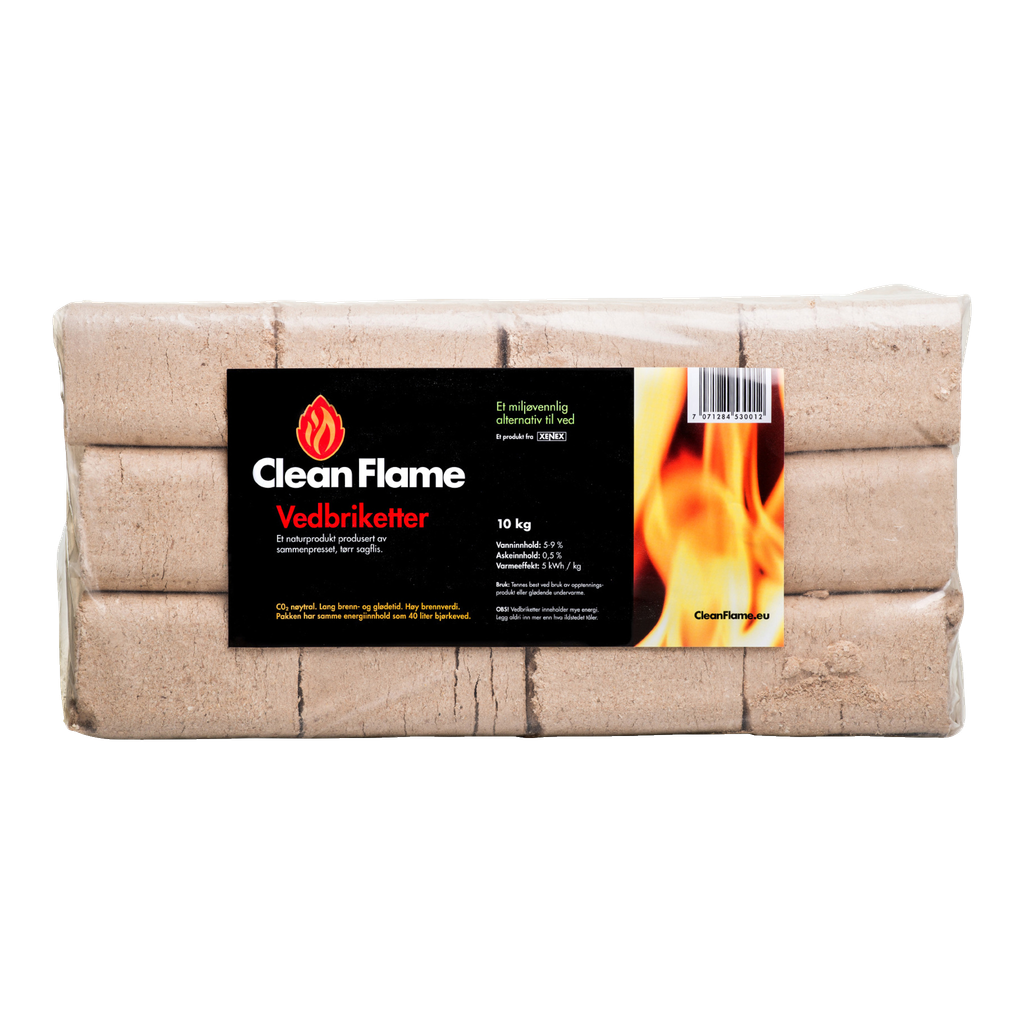 Cleanflame Trebriketter