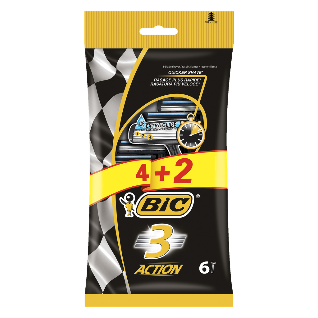 Bic Engangsbarberhøvler 6-pk