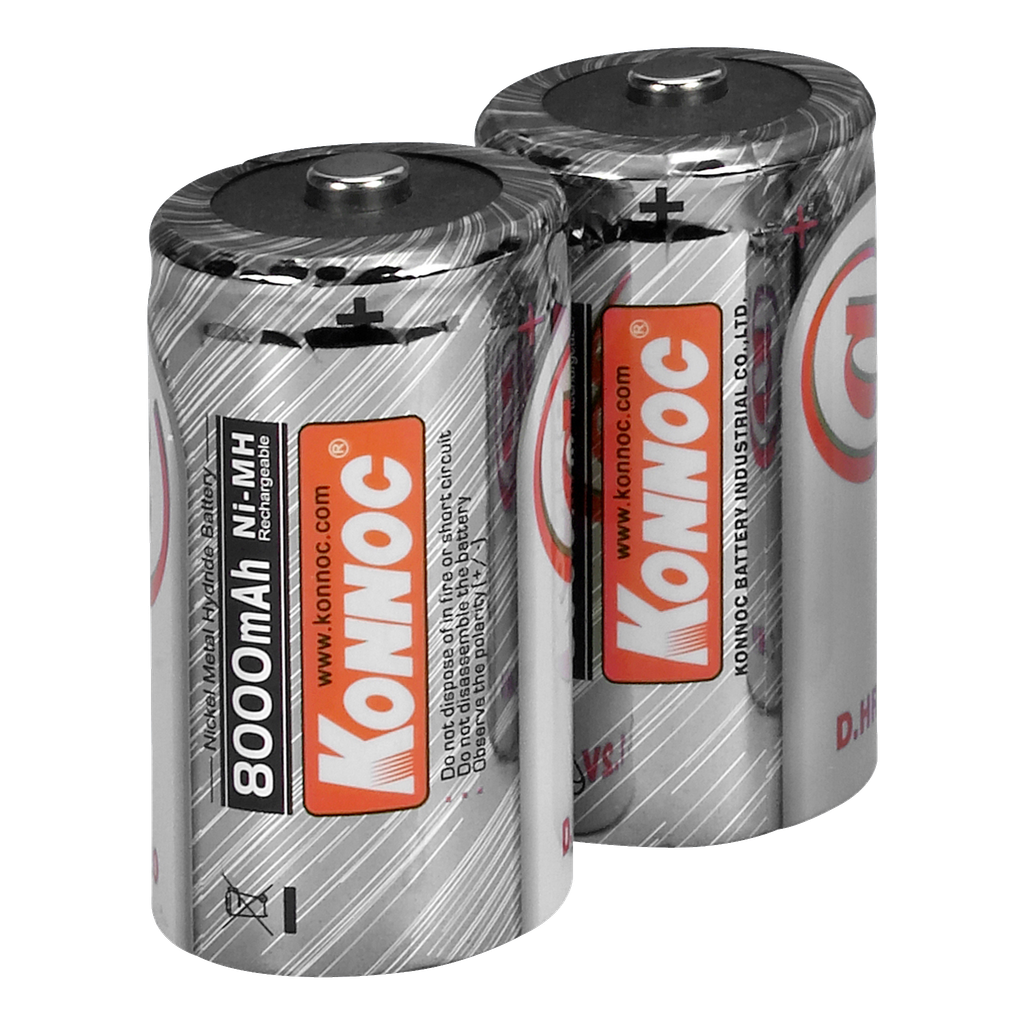 Konnoc Laddningsbara batterier 2-pk