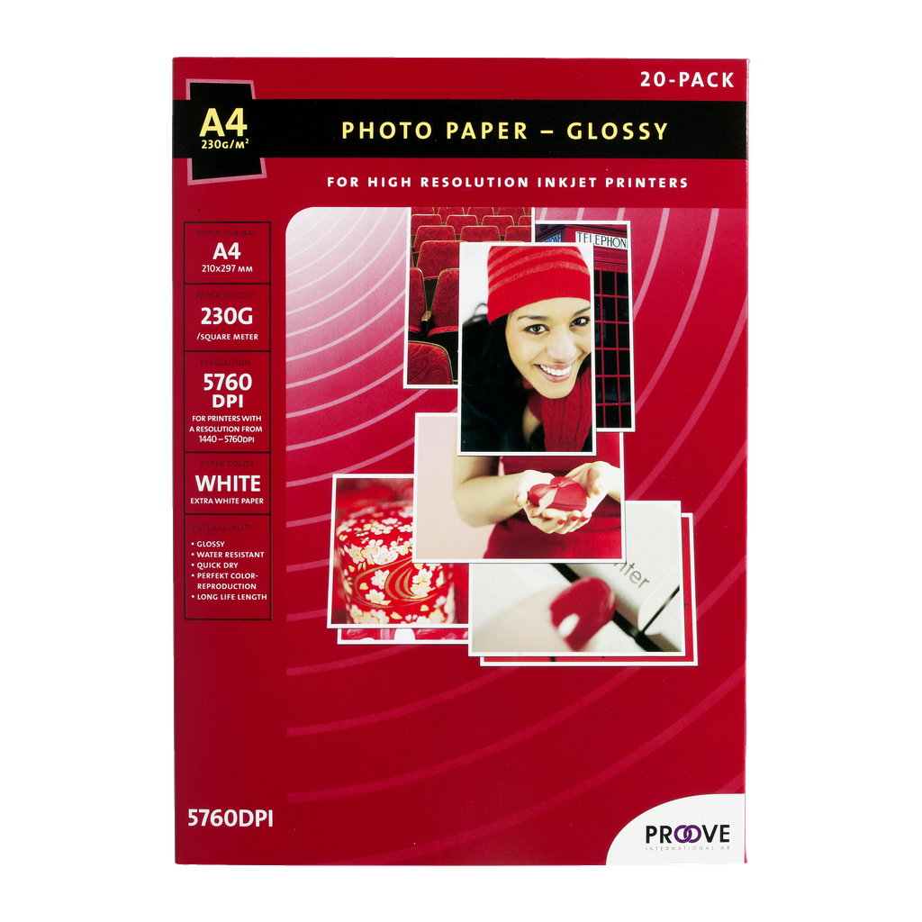 Fotopapper 20-pk