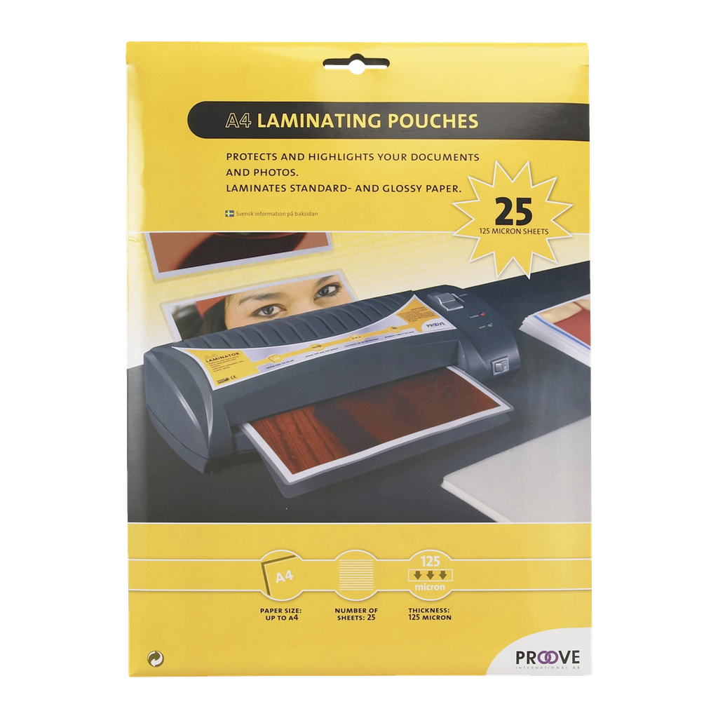 Lamineringsfickor 25-pk
