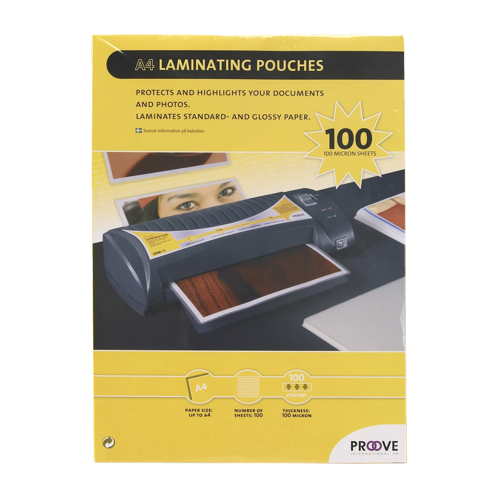 Lamineringsfickor 100-pk