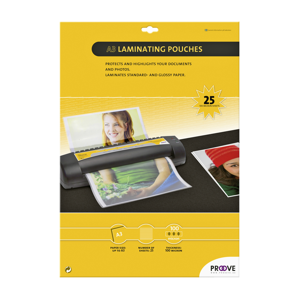 Lamineringsfickor 25-pk