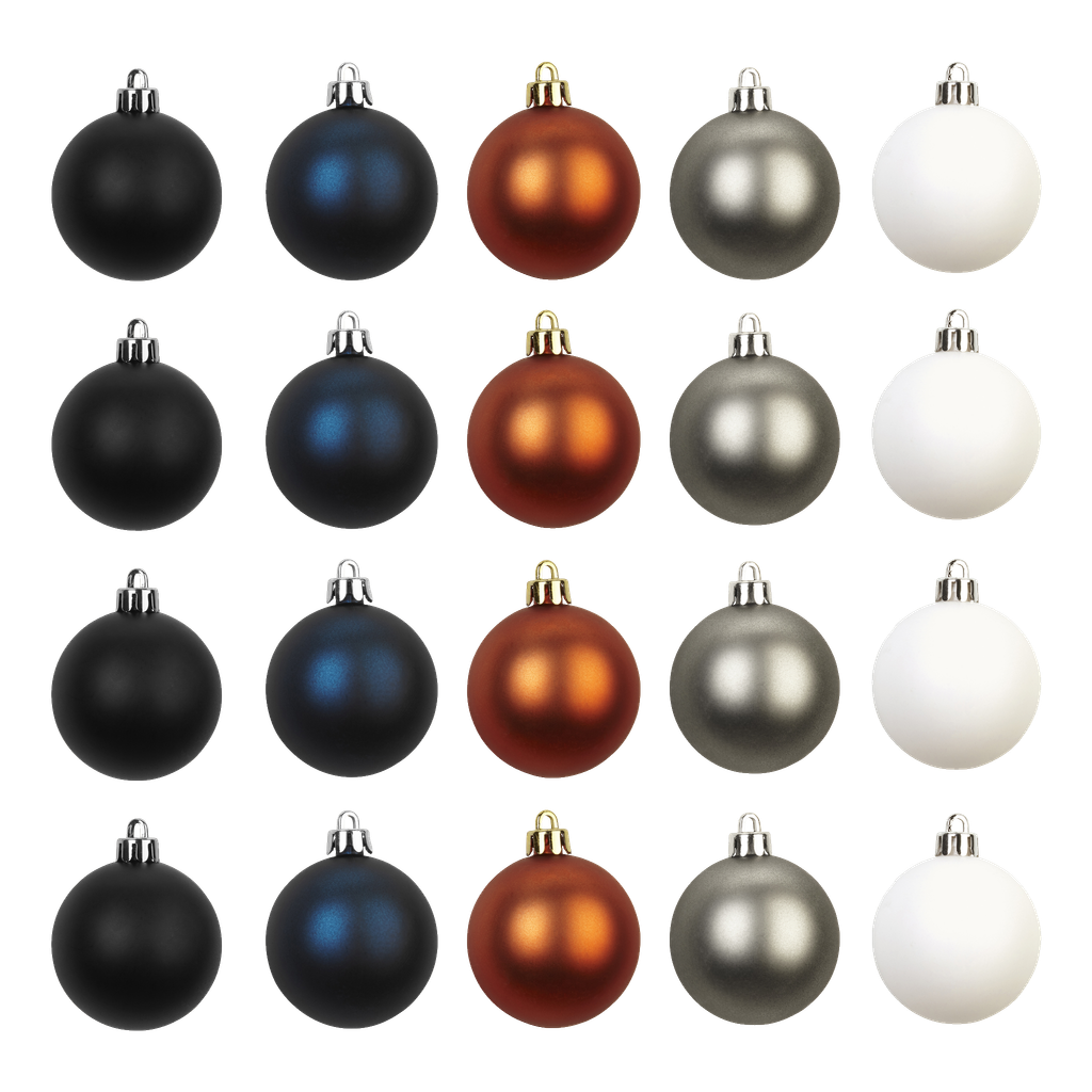 Julgranskulor 20 delar