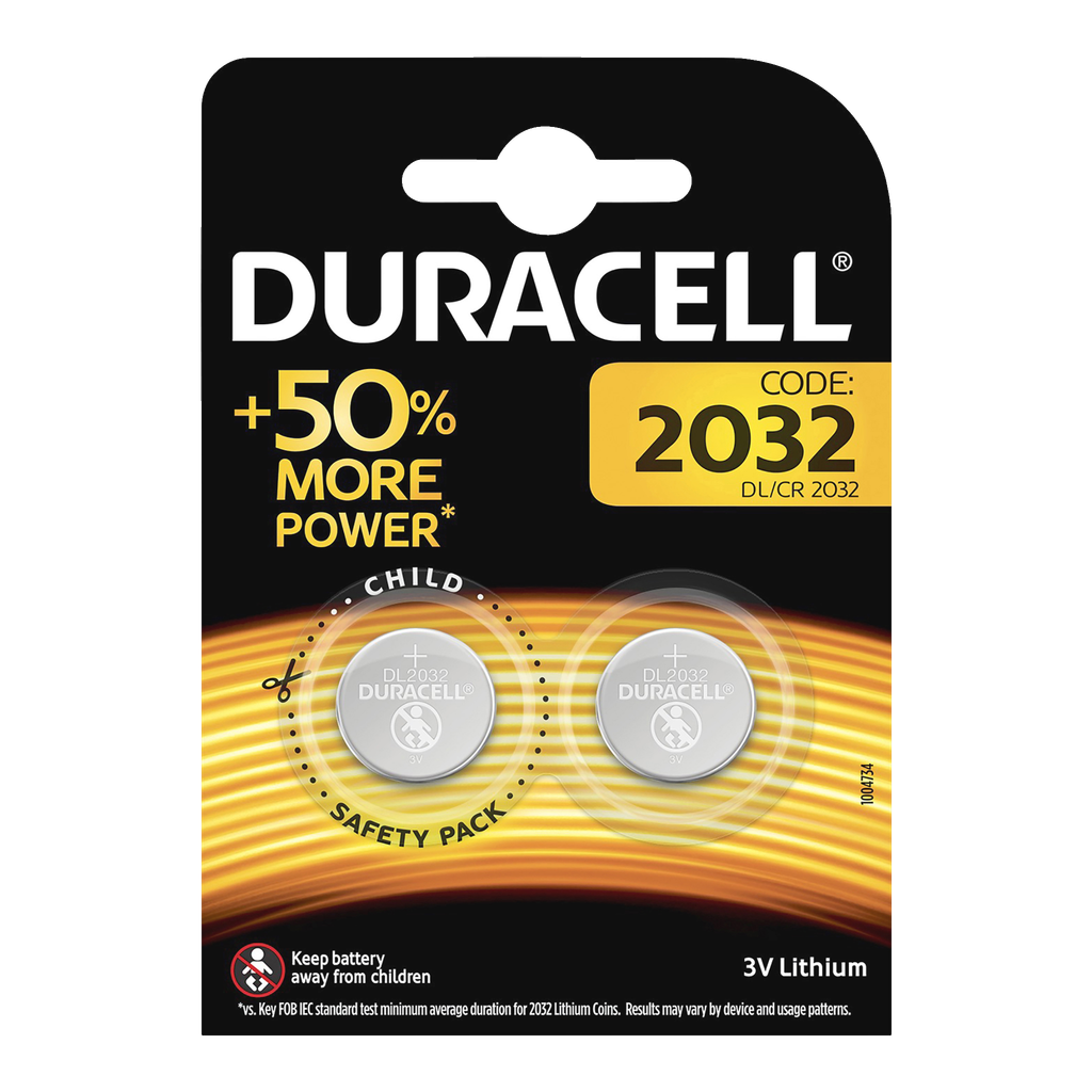 Duracell Knappecellebatteri 2-pk