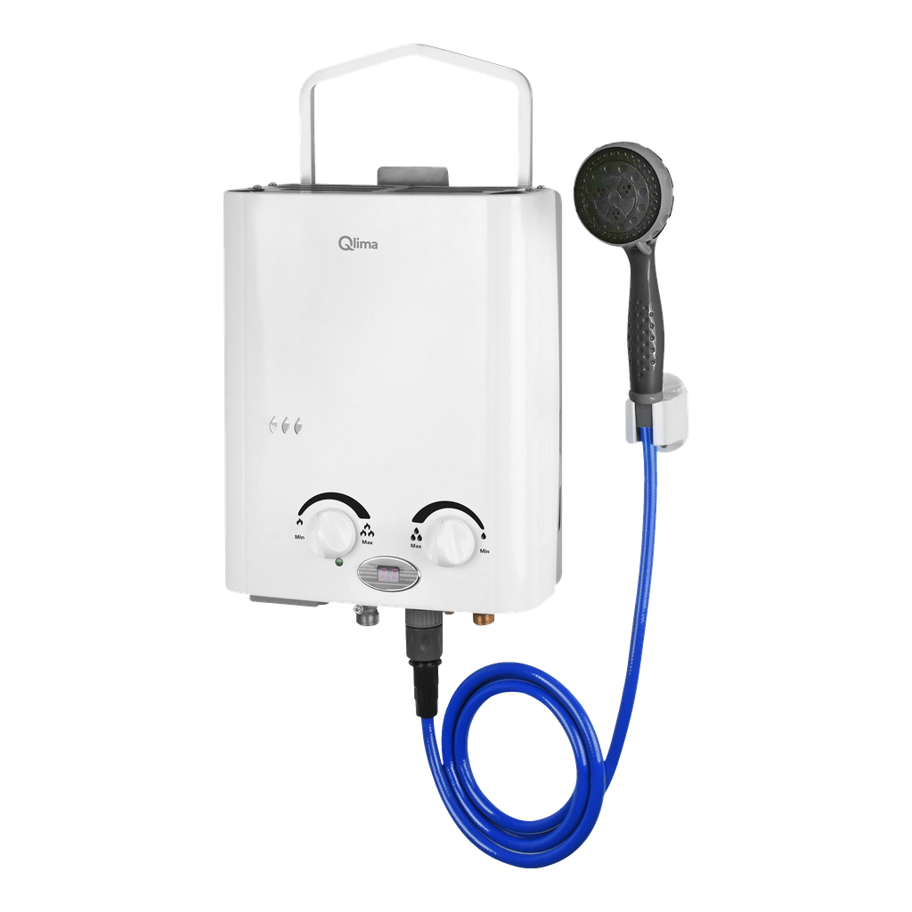 Qlima Vedenlämmitin nestekaasulla