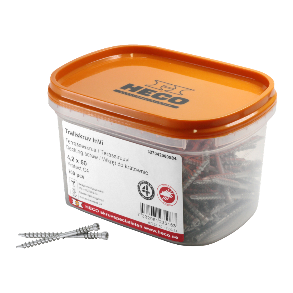 Heco Terassiruuvi 200 kpl