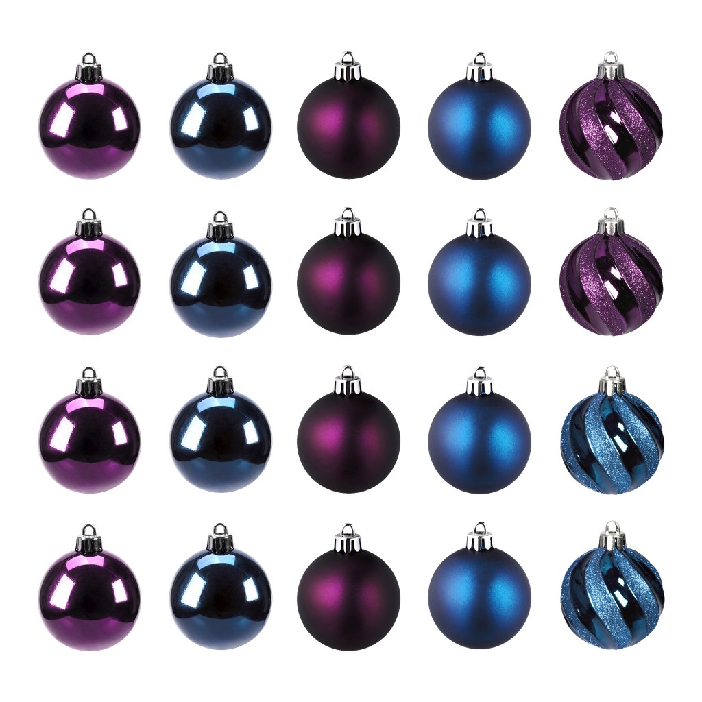 Julgranskulor 20-pk