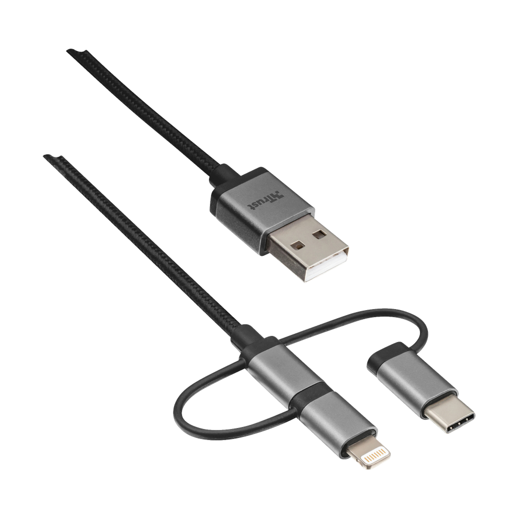 Trust USB-kabel 3-i-1