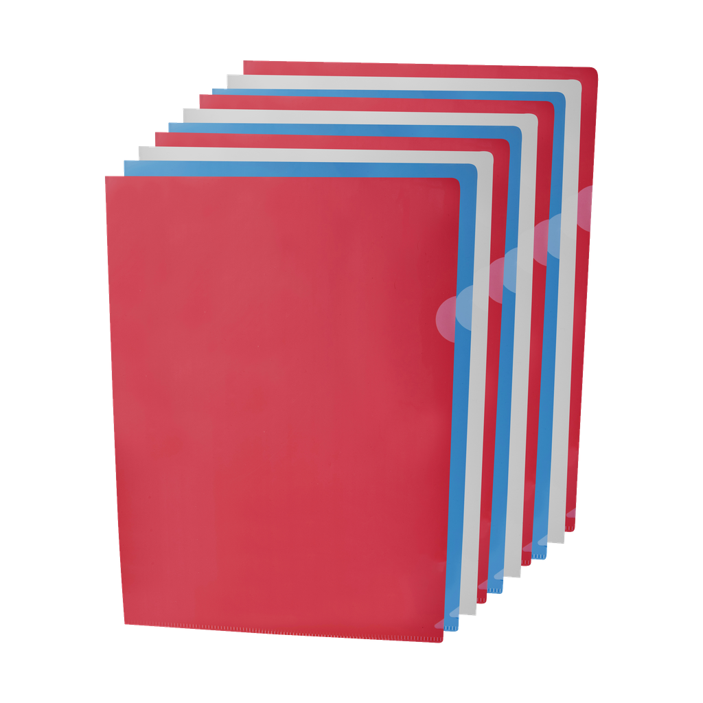 Plastmappe 10-pk