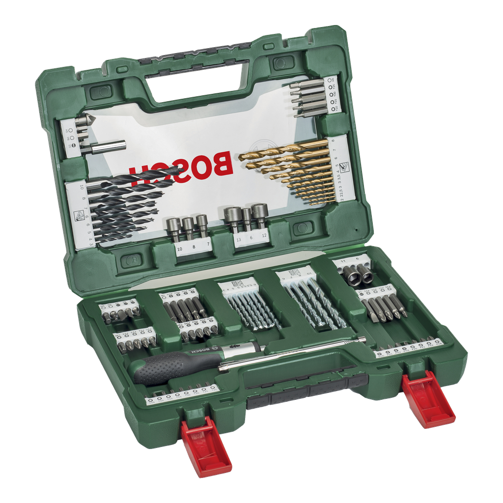 Bosch Bor-/bitssett 91 deler