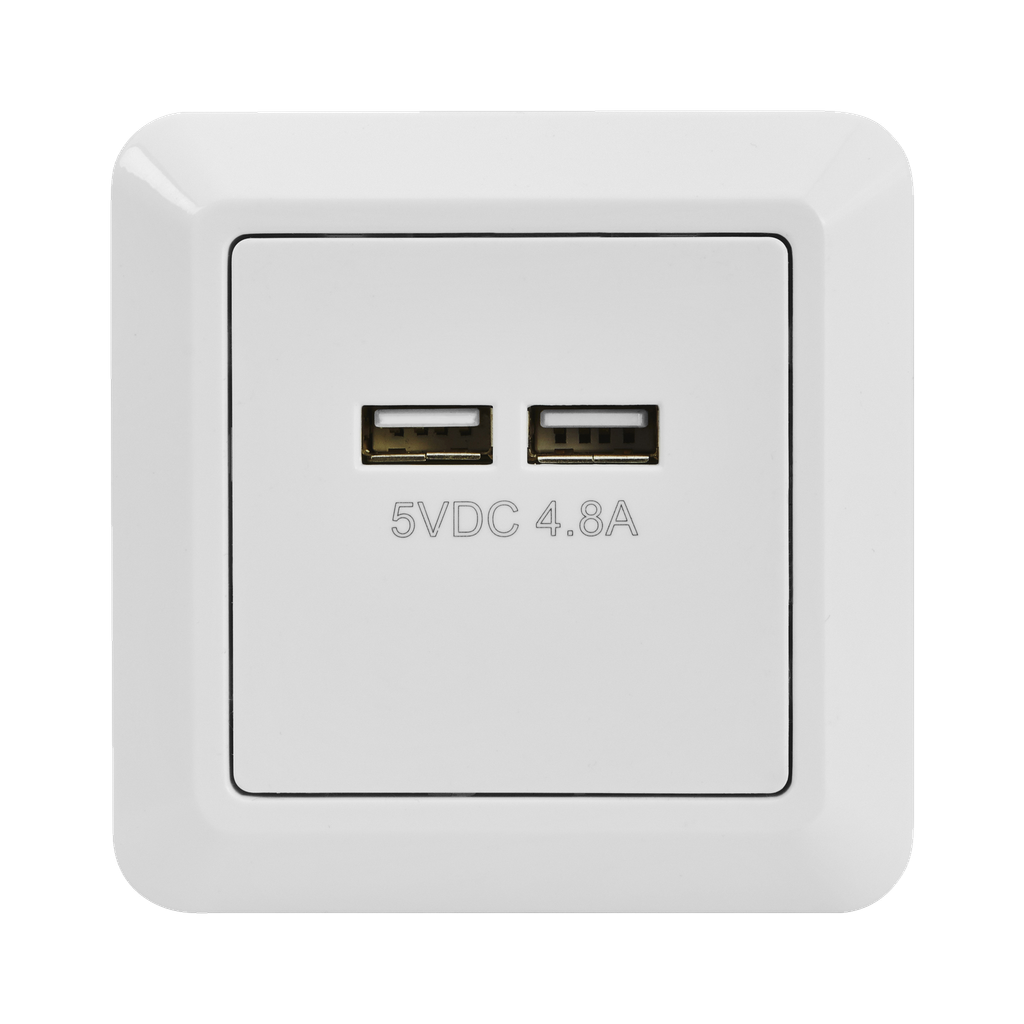 Anslut USB-vägguttag