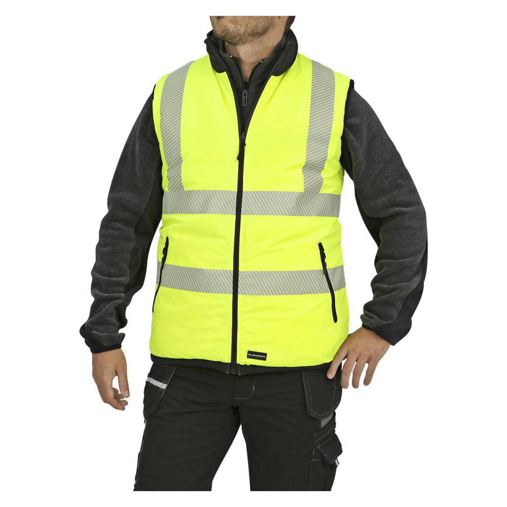 Bluewear Warnweste gefüttert