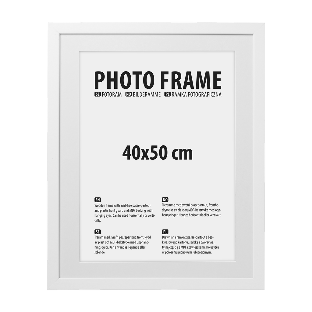 Bilderrahmen Weiß