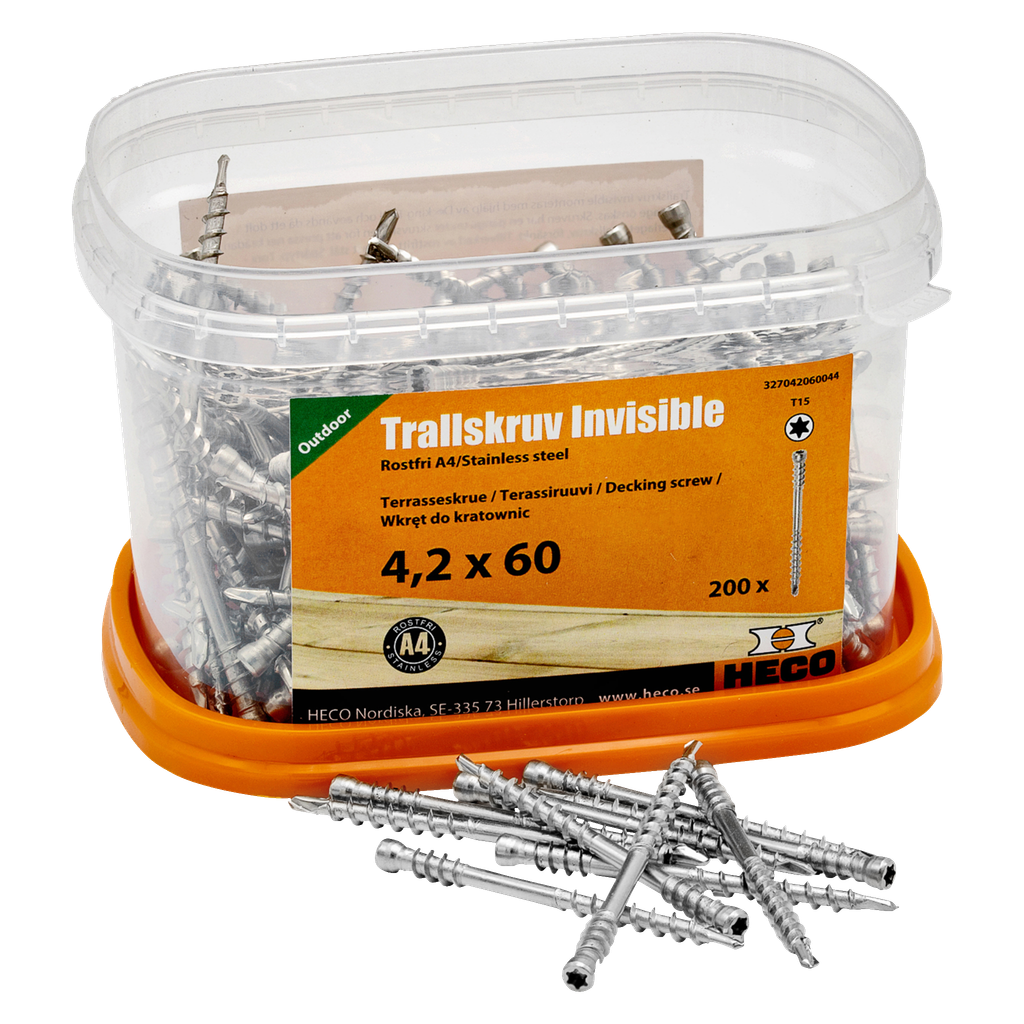 Heco Terassiruuvi 200 kpl