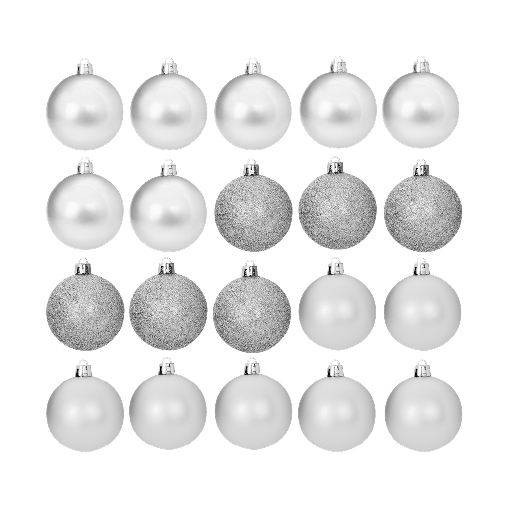 Julgranskulor 20-pk