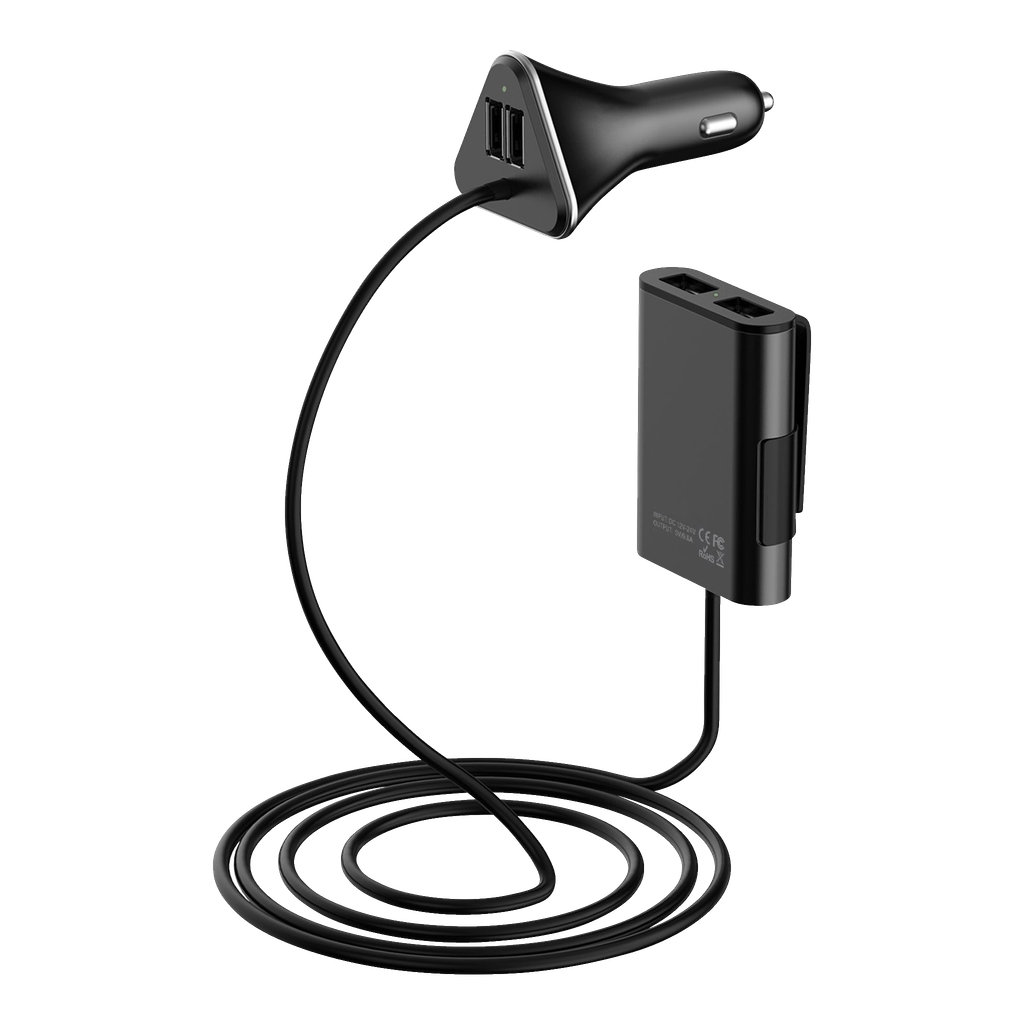 Hamron Zigarettenanzünder-Adapter 4-fach