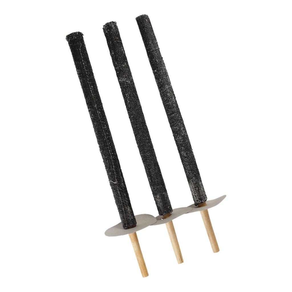 Menuett Wachstuchfackeln 3 Stk.