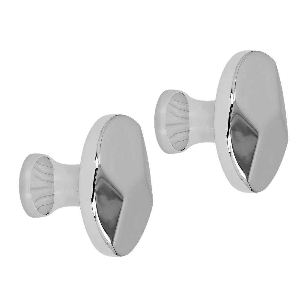 Hard Head Gałka, chrom 2 szt.