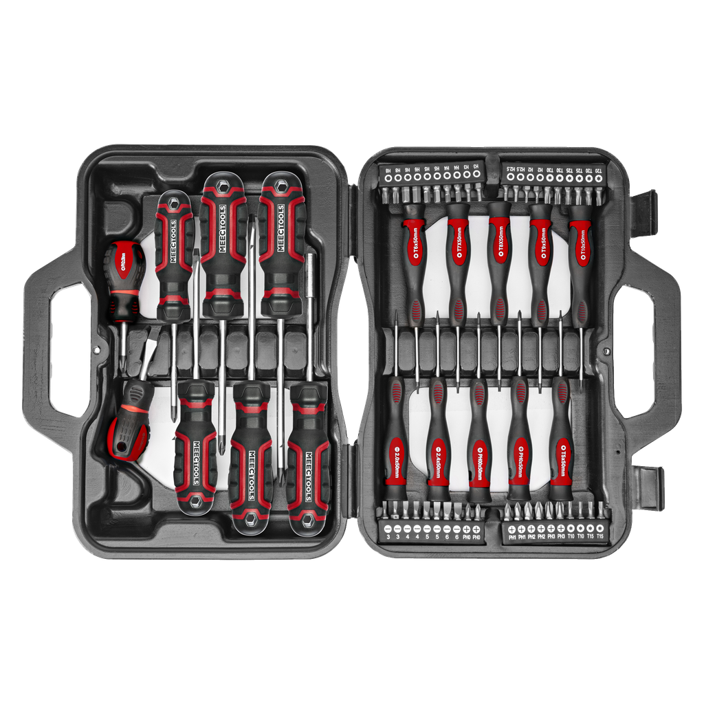 Meec Tools Skrutrekker-/bitssett 58 deler