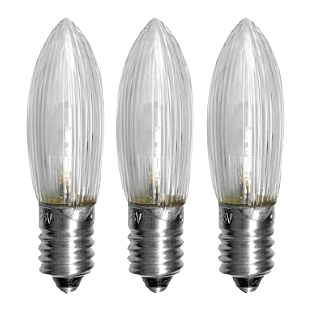 EKVIP Reservlampor för adventsljusstake 3-pk