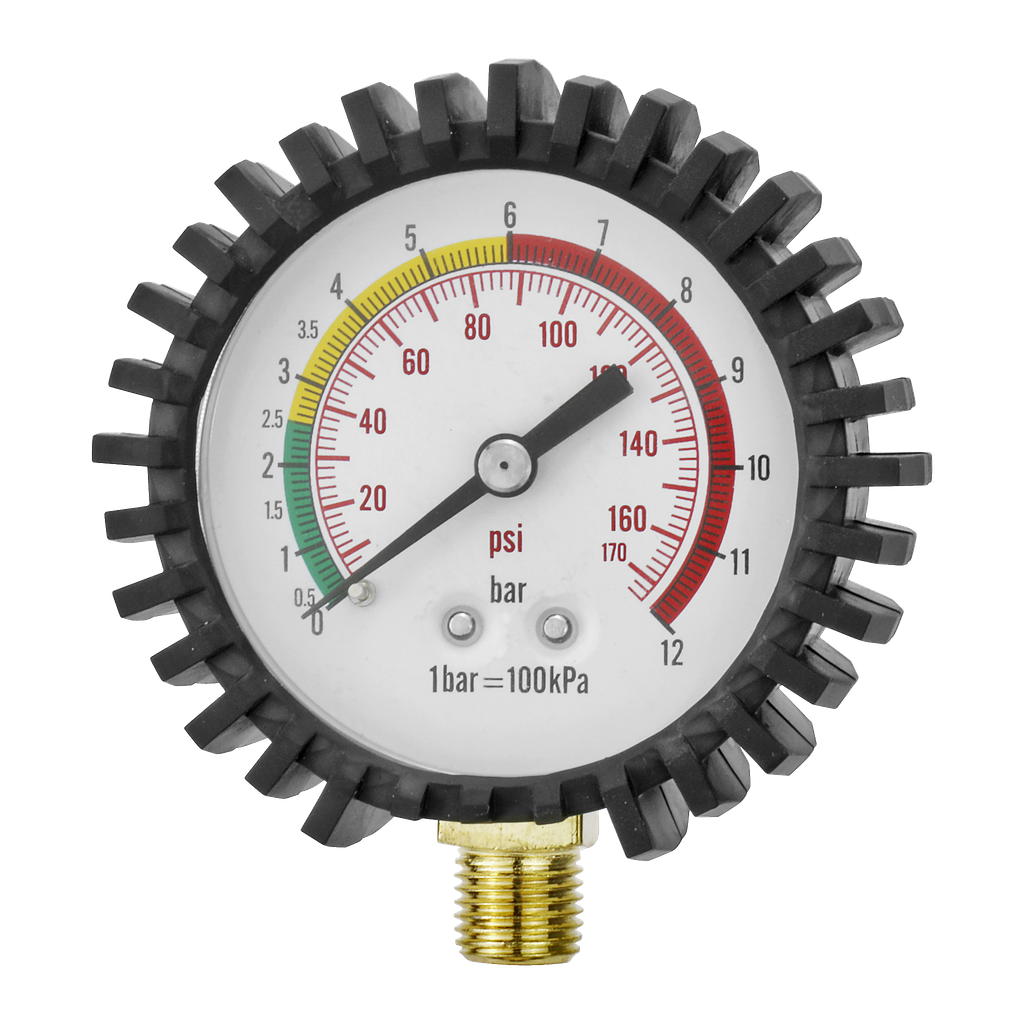 Meec Tools Manometer med utvändig gänga