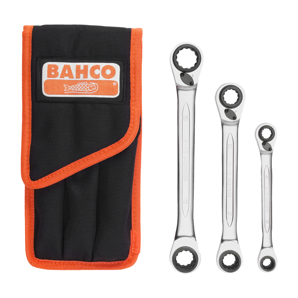 Bahco Skrallesett 3 deler