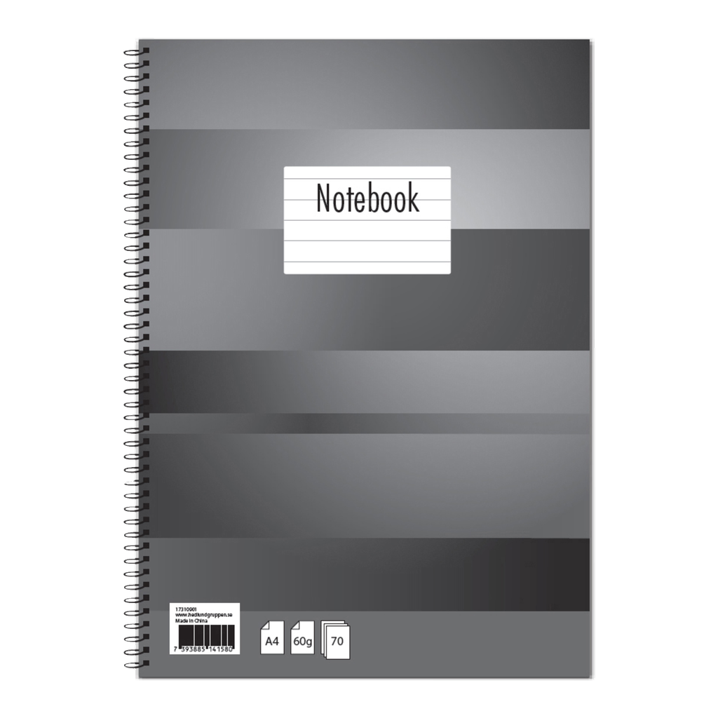 Menuett Linjert collegeblokk 2-pk