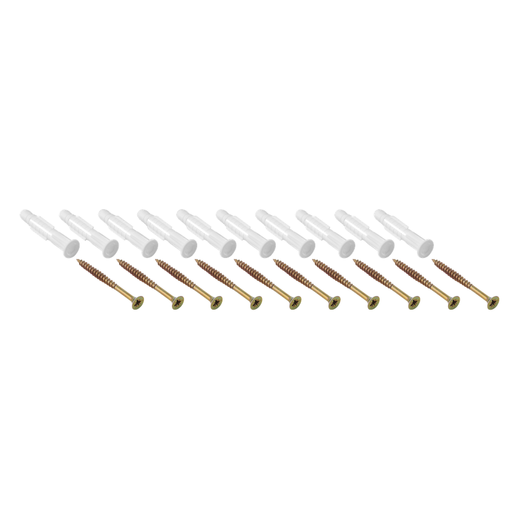Hard Head Universalplugg med skruv 10-pk