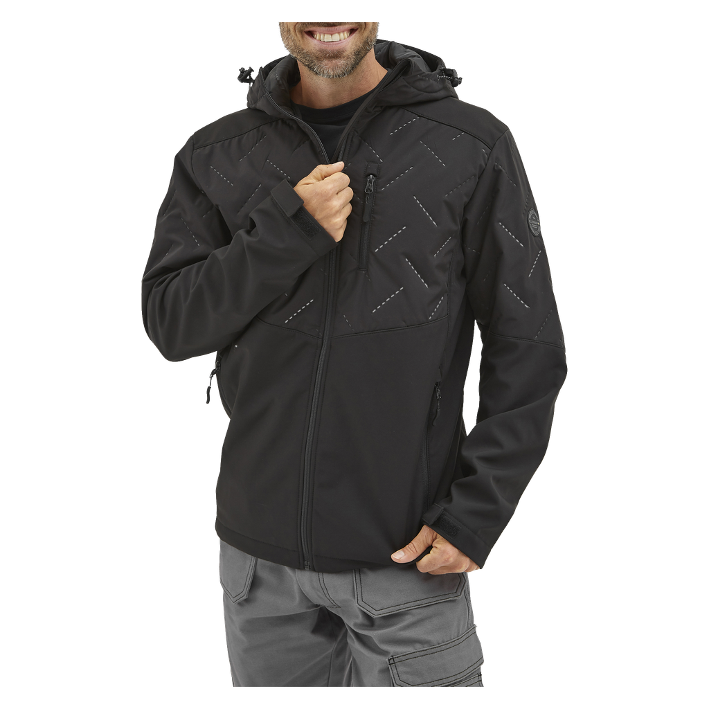 Bluewear Lettfôret softshelljakke for menn