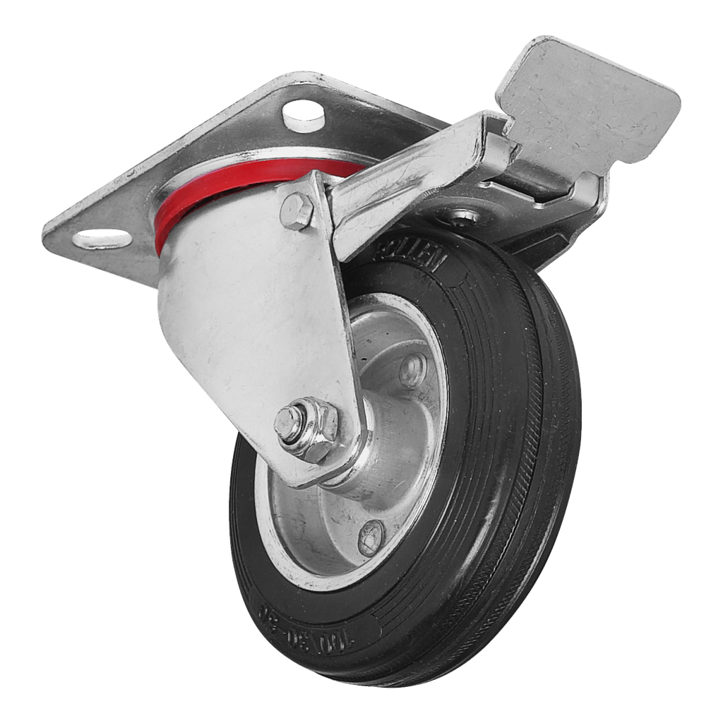 Hamron Transporthjul gummi/plåt