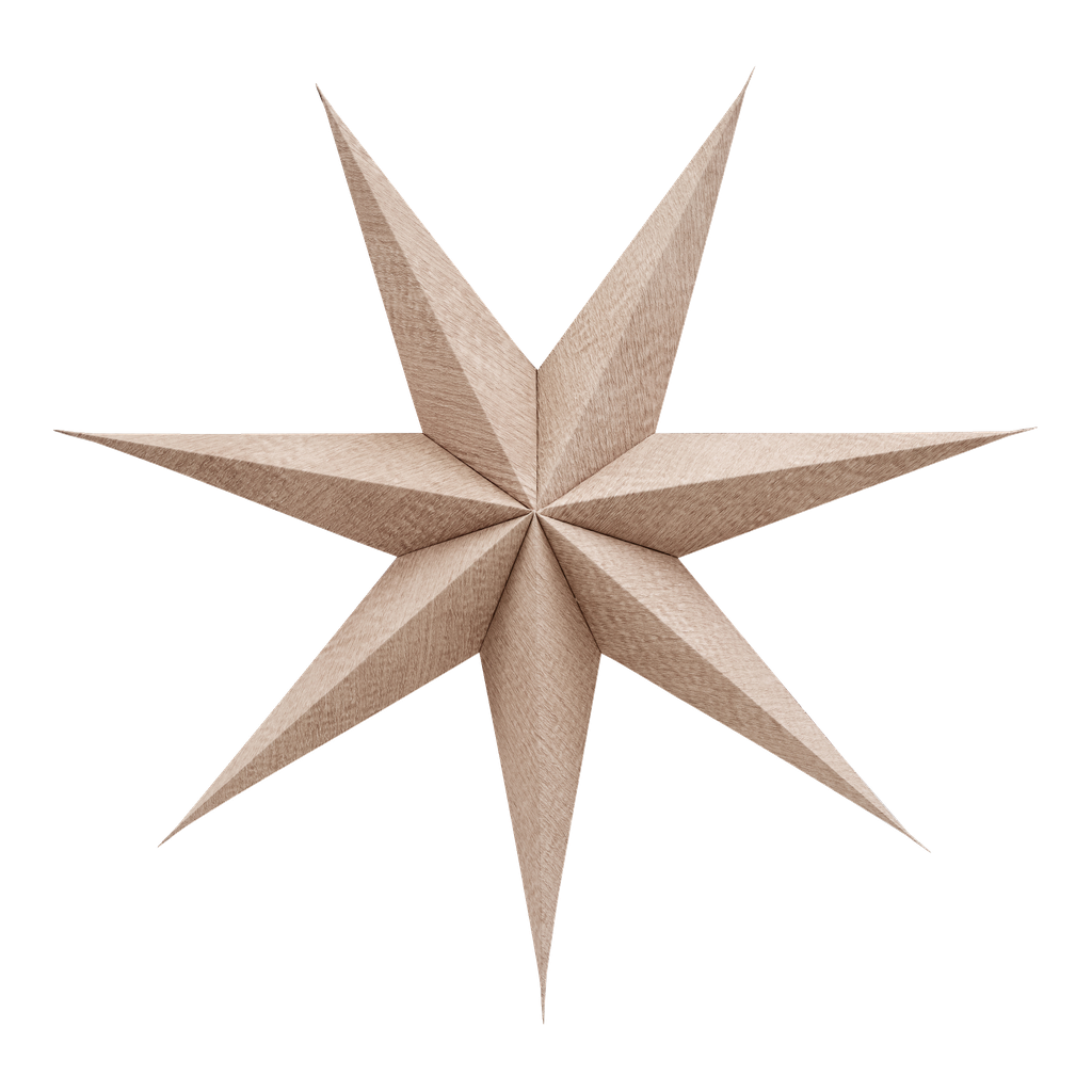 EKVIP Beige adventsstjerne